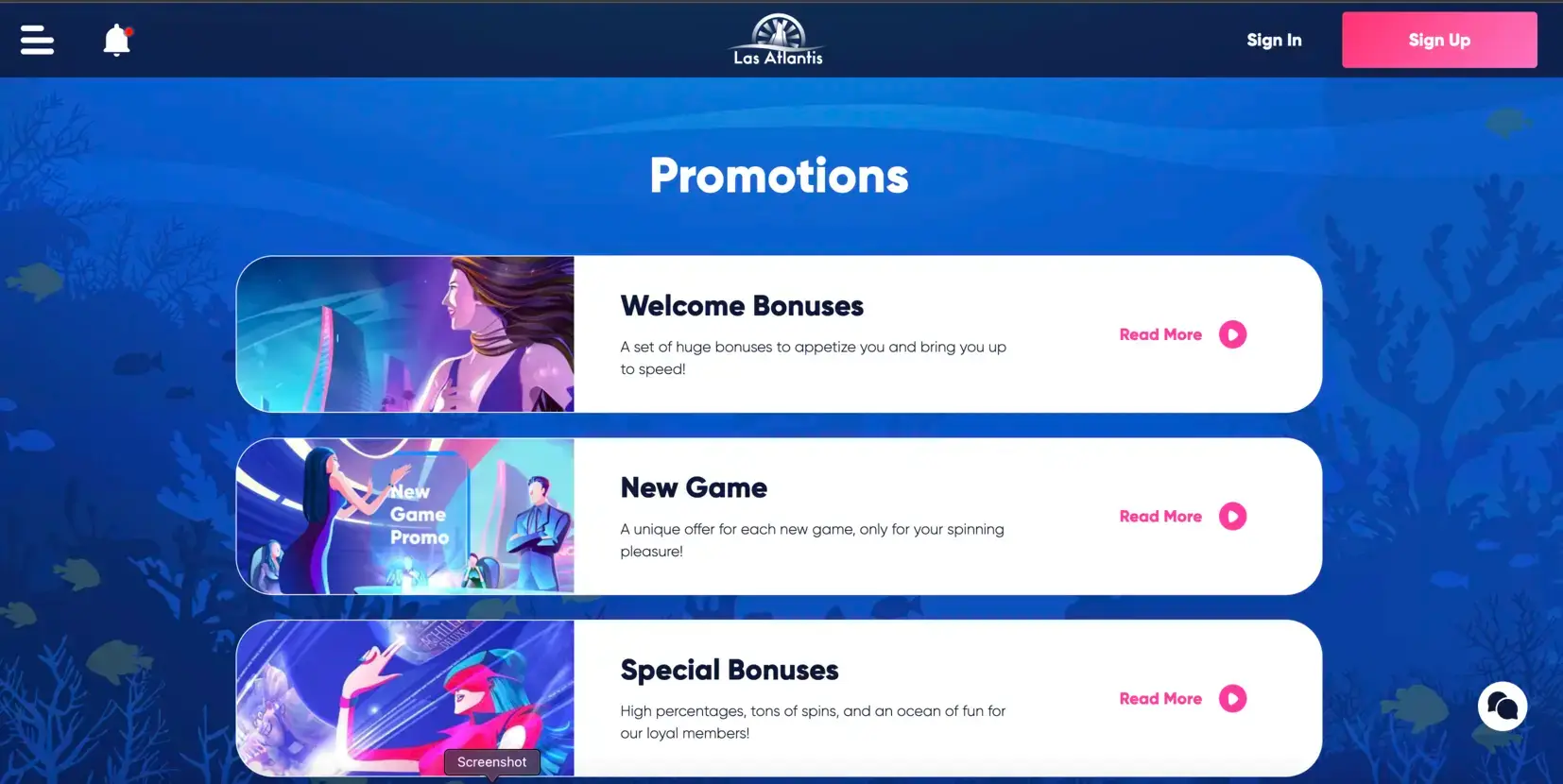 Las Atlantis Casino Bonus Codes & Promotions 2023