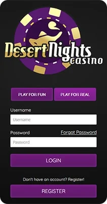 Desert Nights Casino login