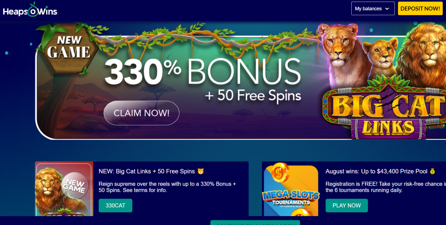 Heaps Of Wins No Deposit Bonus Codes 75 FREE